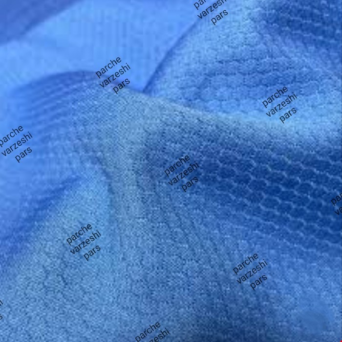 پارچه فلامنت کندویی (آبی)